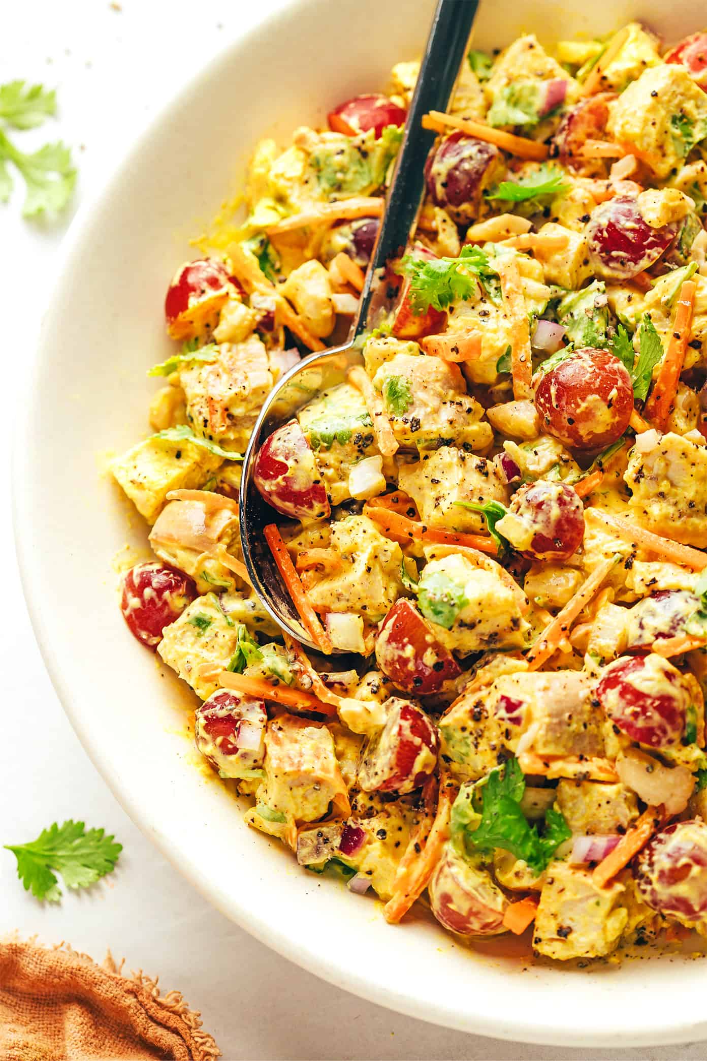 Salada de Frango com Curry