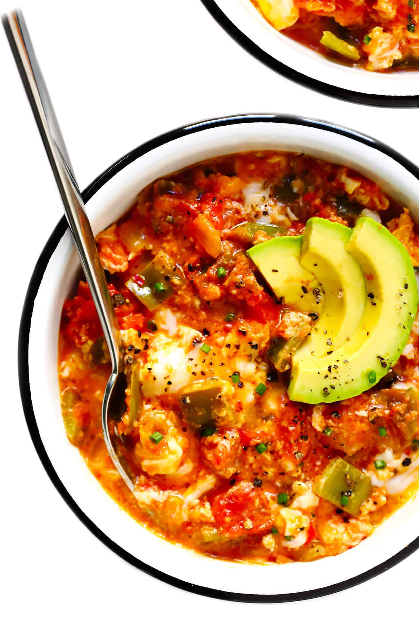 Menemen com Abacate