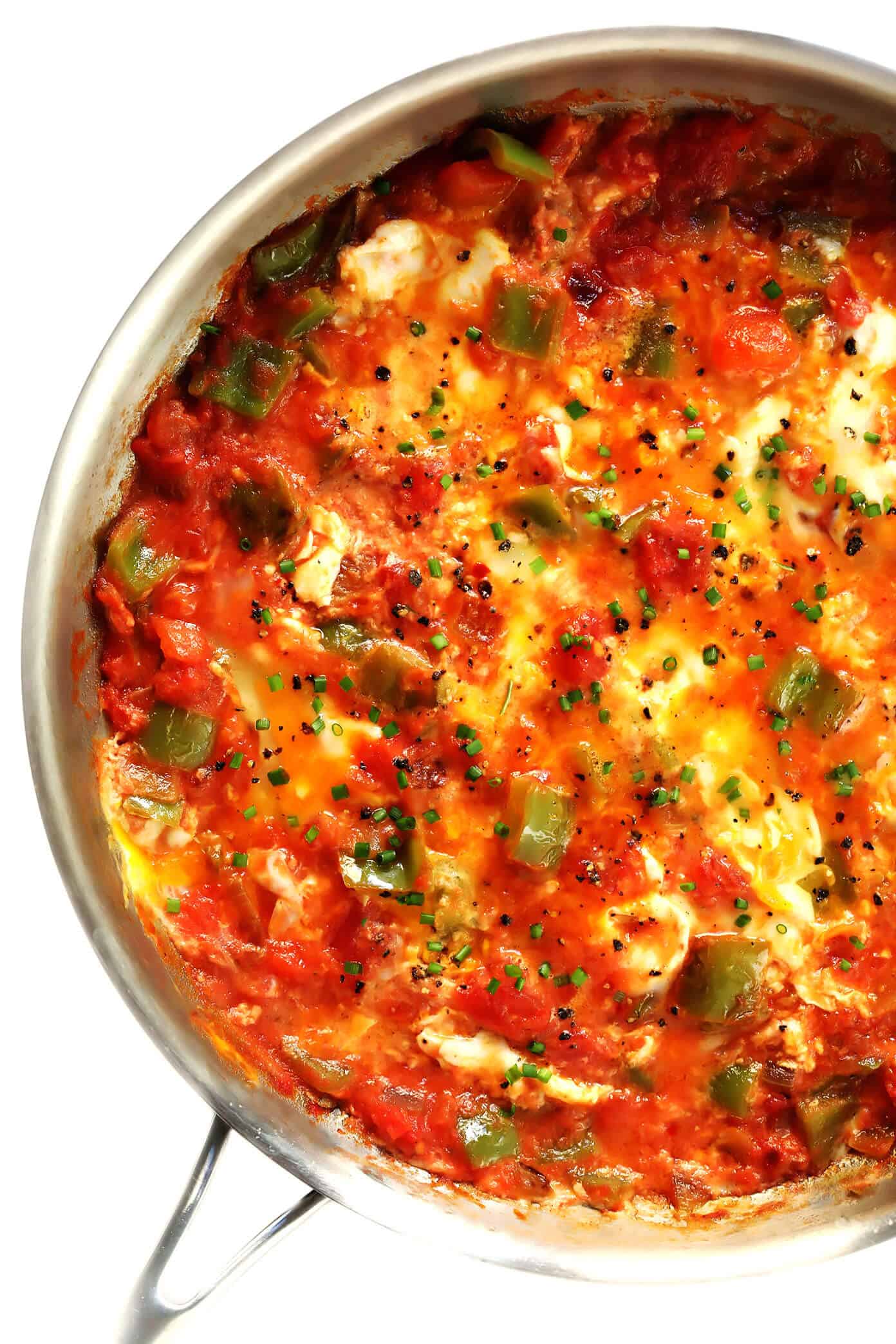 Receita Menemen (ovos mexidos turcos)